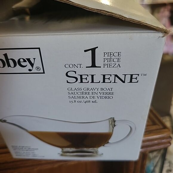 Crisa Libbey Glass Gravy Boat - Picture 7 of 8